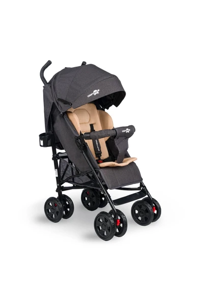Comfymax Tam Yatar Baston Bebek Arabası – Storm Grey ürün görseli 1