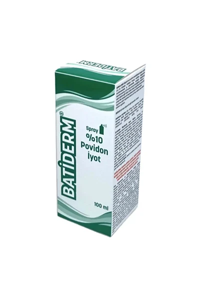 BATİDERM SPRAY %10 POVİDON İYOT 100ML ürün görseli 1