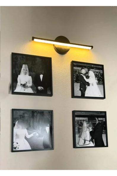 retro home design Kendinden Yapışkanlı Pilli Aplik Lamba Tablo Duvar Aydınlatma ürün görseli 1