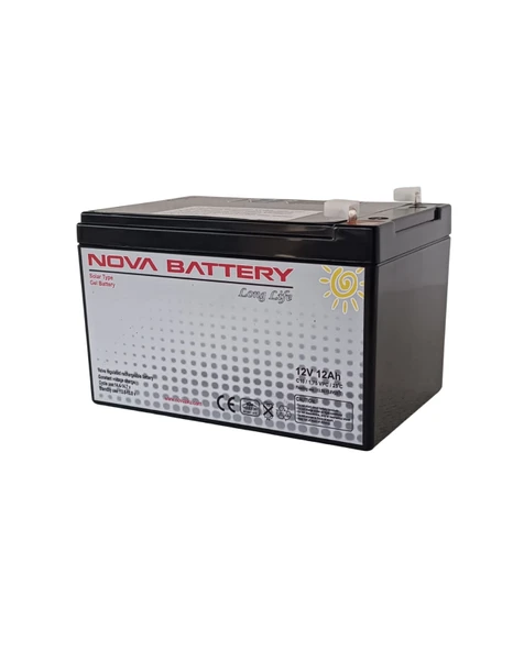 NOVA 12V 12AH SOLAR JEL AKÜ (YENİ ÜRETİM) ürün görseli 1