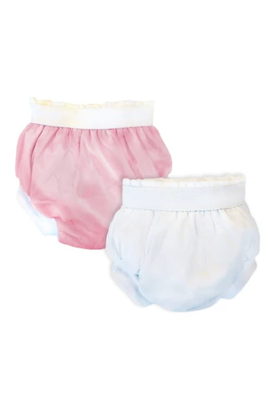 Sema Baby Edolika Sema Baby 2'li Lüks Alıştırma Külodu 10-15 kg - Beyaz/Pembe ürün görseli 1