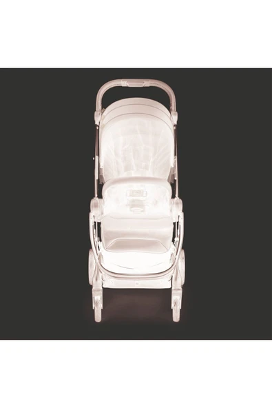 Chicco One4ever Bebek Arabası Pırate Black - Resim 5