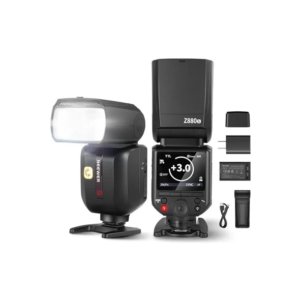 Neewer Z880-S Ttl Sony Uyumlu 76W Akülü Tepe Flaşı ürün görseli 1