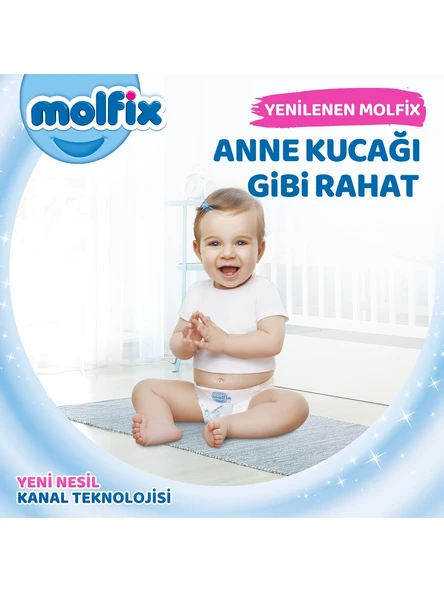 Molfix 4 Beden Bebek Bezi Mega Paket 128 Adet - Resim 3