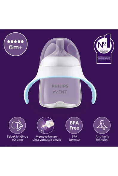Philips Avent SCF 263/61 Doğal Tepkili Eğitici Bardak 6+ Ay 150 ml ürün görseli 1