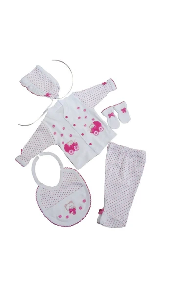 Sema Baby 5'li Set - Pembe ürün görseli 1