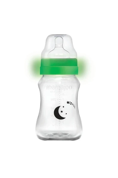 Mamajoo Gece & Gündüz Biberonu 270 ml & Anti-Kolik Biberon Emziği No:2 / M ürün görseli 1