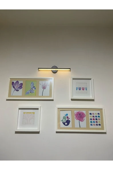 VOLTMARKET Aplik Pilli Modern 40 cm Günışığı Resim Aydınlatma Aplik ürün görseli 1
