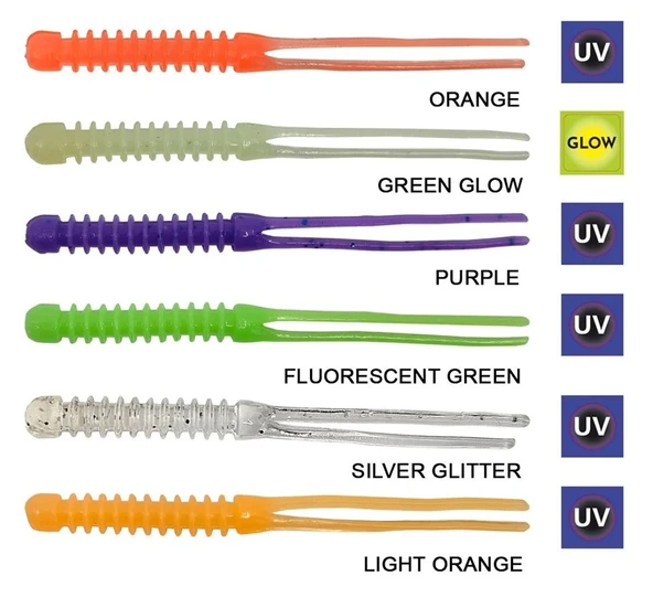 Kendo Killer Worm Lrf Silikonu 5,5cm 12 Adet - Resim 2