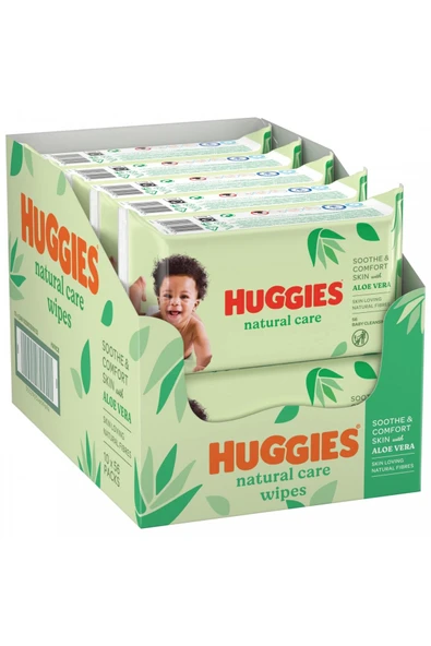 Huggies Natural Care Newborn Wet Baby Towel 10X56 Sheets ürün görseli 1