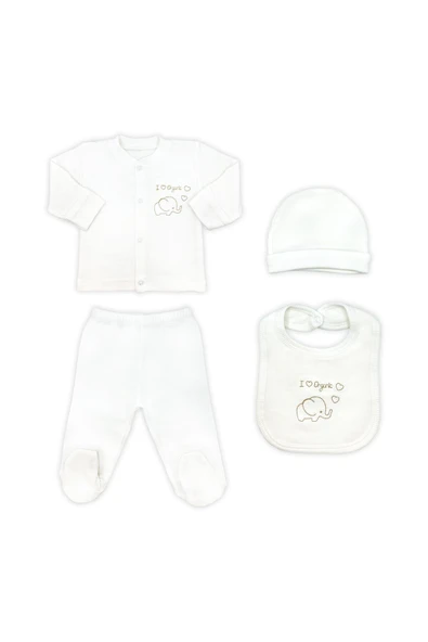 Sema Baby Organic 5 Parça Hastane Çıkışı Zıbın Seti ürün görseli 1