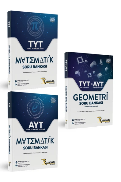 TYT-AYT Matematik ve Geometri Soru Bankası Seti (3 Kitap) ürün görseli 1