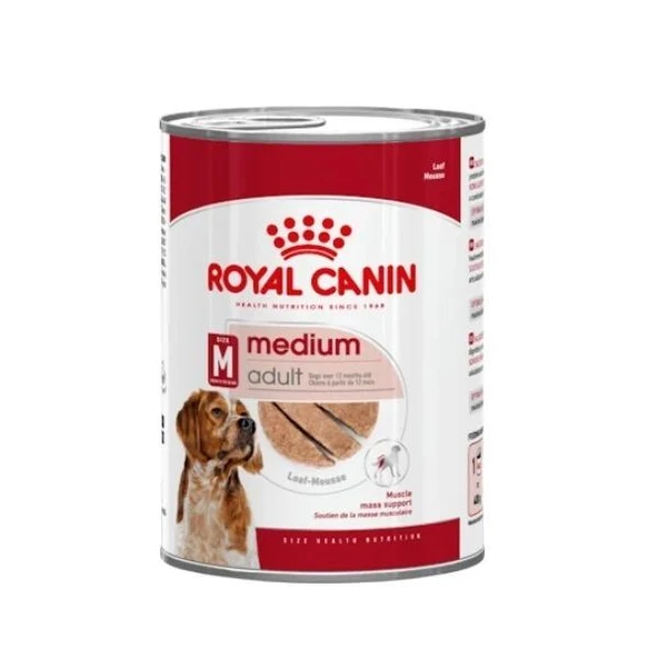 Royal Canin Loaf Mousse Orta Irk Ezme Yetişkin Köpek Konservesi 410 Gr ürün görseli 1