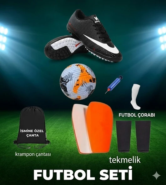 Çocuk Halı Saha Ayakkabısı Ve Full Futbol Seti ürün görseli 1