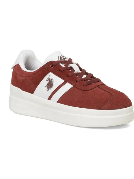 U.S.POLO ASSN.JENNER 4PR BORDO CASUAL ANATOMİK GÜNLÜK SPOR AYAKKABISI ürün görseli 1