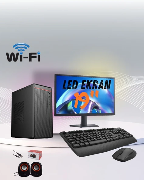 DAGMOR BN2015061 İNTEL İ5 4 16GB RAM 240GB SSD 19'' EKRAN FULL SET MASAÜSTÜ BİLGİSAYAR ürün görseli 1