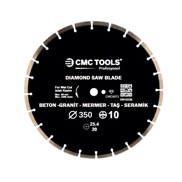 CMC BETON KESME TESTERESİ 350 MM ürün görseli 1
