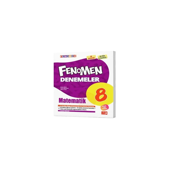 Fenomen 8. Sınıf Matematik Denemeleri Fenomen Kitap ürün görseli 1