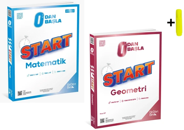 ÜçDörtBeş Yayınları START Matematik Ve Geometri 0'dan Başla ürün görseli 1
