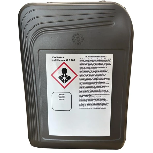 SHELL CORENA S4 P 100 BİDON - 20 LİTRE - Resim 3