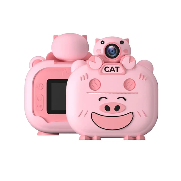 Mpia Fotoğraf Makinası ve Termal Fotoğraf Yazıcısı Portatif Taşınabilir 1080p PEMBE ürün görseli 1