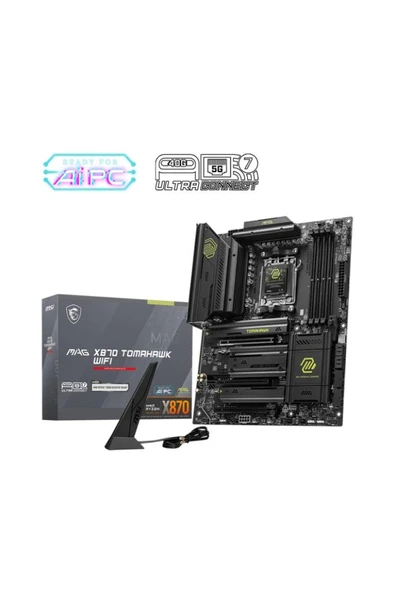 MSI MAG X870 Tomahawk Wi-Fi AMD AM5 DDR5 ATX Anakart Outlet ürün görseli 1