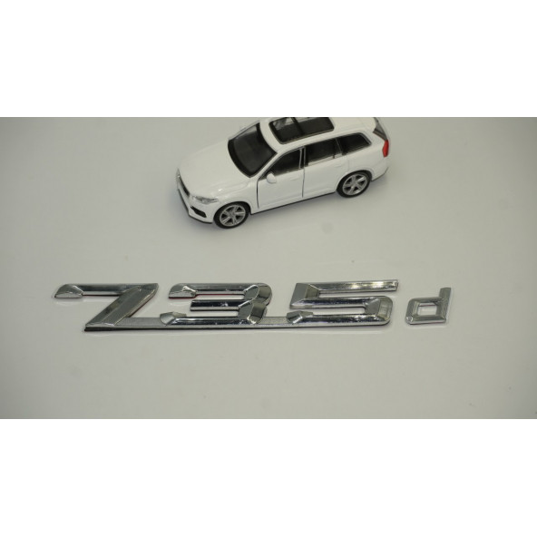 Bmw 735d Bagaj Krom ABS 3M 3D Yazı Logo Orjinal Ürün ürün görseli 1