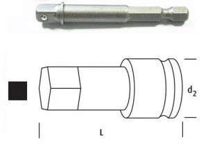 OSAKA LN14-14BAD LOKMA ADAPTÖR 1/4" ürün görseli 1