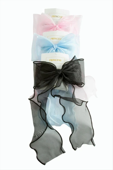 Fiyonglu Tüllü Otomatik Toka 24 cm ürün görseli 1
