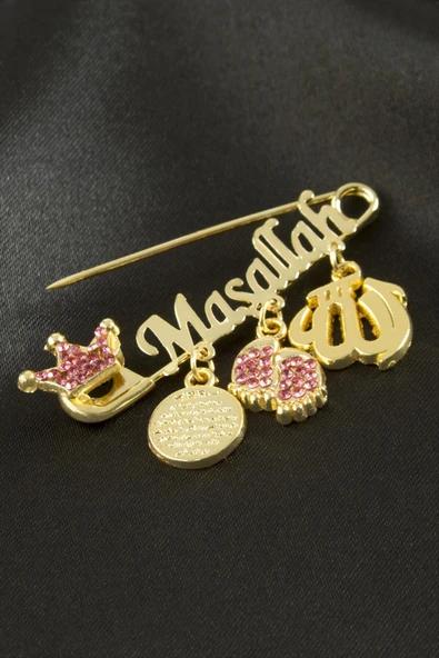 Maşallah Yazılı Broş ürün görseli 1