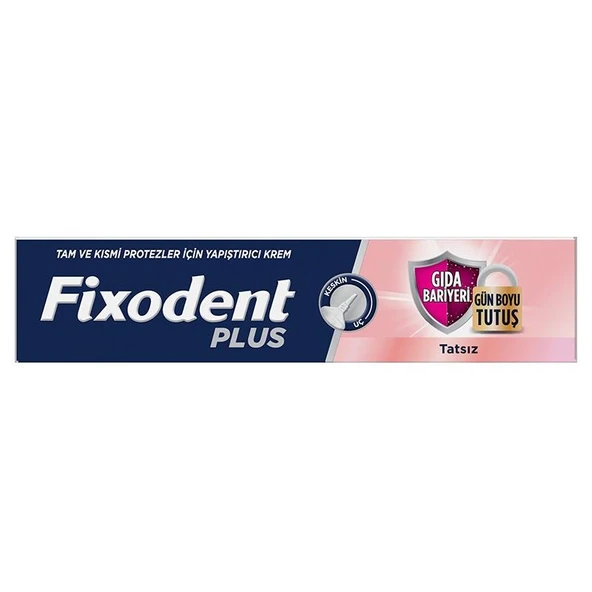 Fixodent Plus Gıda Bariyeri Diş Protezi Yapıştırıcı Krem 40 g ürün görseli 1