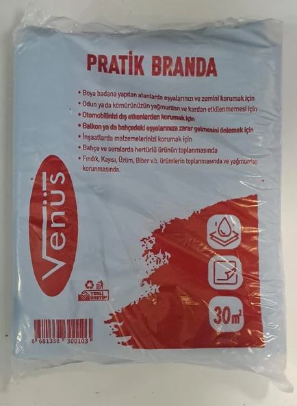 VENÜS PRATİK BRANDA KORUYUCU KALIN ZEMİN ÖRTÜSÜ ( 30 m² ) ürün görseli 1