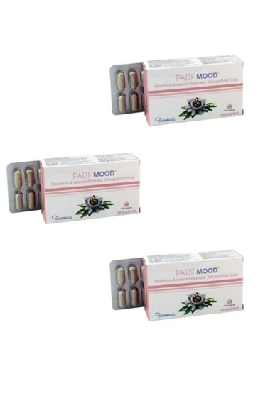 Passif Mood Passiflora 30 Kapsül 3'Lü PAKET (SKT:05/2029) ürün görseli 1