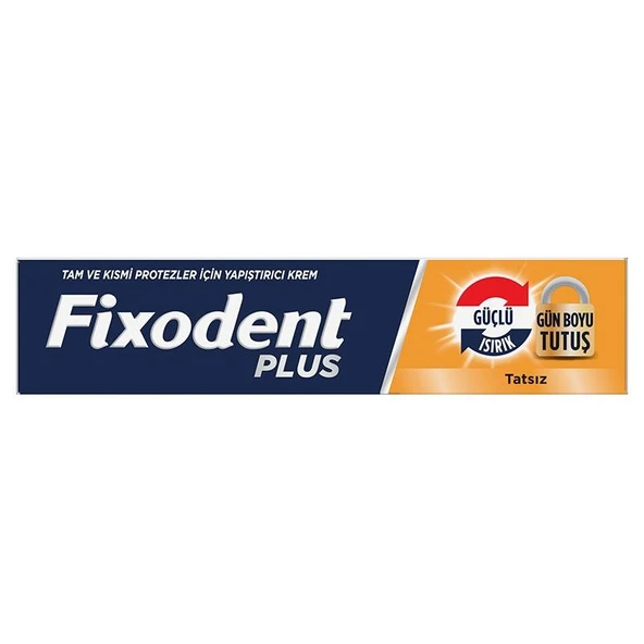 Fixodent Plus Güçlü Isırık Diş Protezi Yapıştırıcı Krem 40 g ürün görseli 1