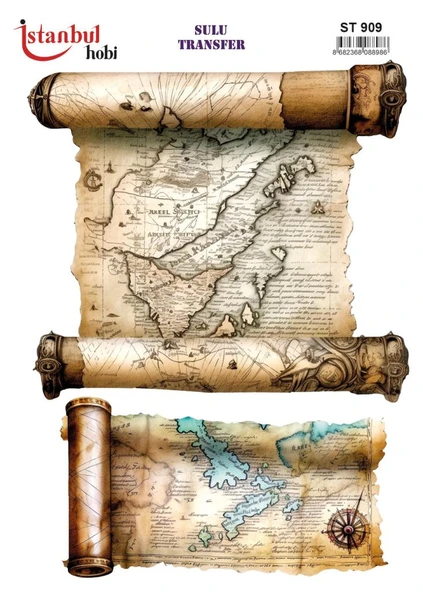 Sulu Transfer Kağıdı 25x35cm ST-909 ürün görseli 1