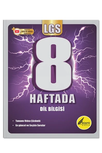 8 Haftada LGS Dil Bilgisi - Rüştü Hoca ürün görseli 1