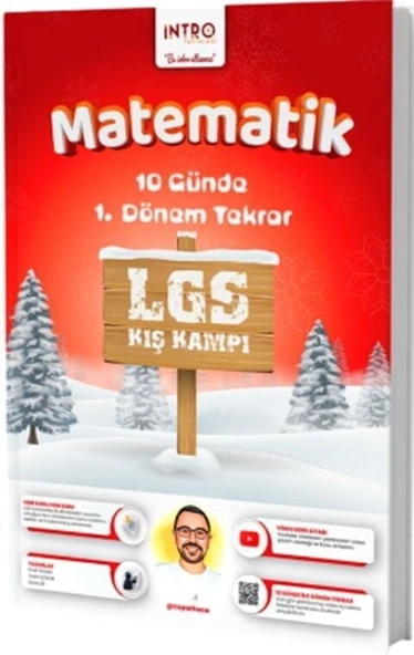 İntro 8. Sınıf LGS Matematik 10 Günde 1. Dönem Takrar Kış Kampı İntro Yayınları ürün görseli 1