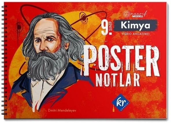 KR Akademi 9. Sınıf Maarif Modeli Kimya Poster Notlar KR Akademi Yayınları ürün görseli 1