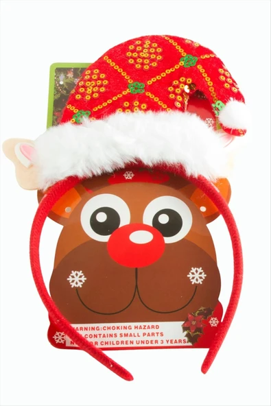 Noel Baba Şapkası Yılbaşı Taç ürün görseli 1