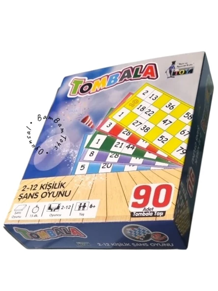 Yılbaşı Tombala Aile Oyunu Tombala Eğitici Oyunlar Eğlenceli Kutu Oyunu ürün görseli 1