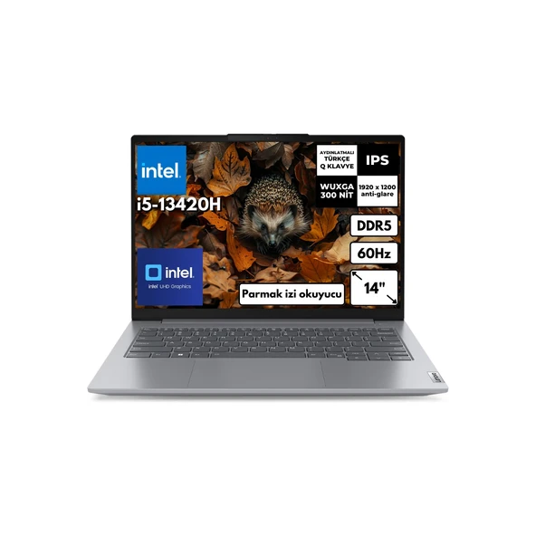 Lenovo Thinkbook G6 I5-13420H 16-Gbddr5 512 GB SSD UHD Graphics 14" Wuxga Notebook Windows 11 Pro 21KG00UCTRHMF37 ürün görseli 1