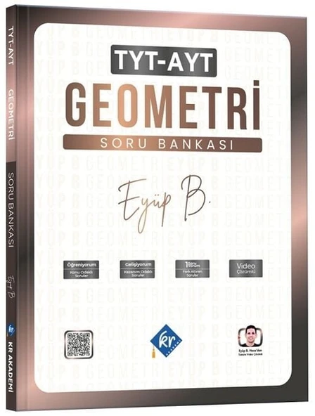 KR Akademi 2026 YKS TYT AYT Geometri Soru Bankası Çözümlü - Eyüp Boncuk KR Akademi ürün görseli 1