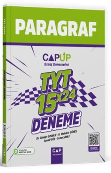Çap Yayınları YKS TYT Paragraf Birleştirilmiş Karne 15x24 UP Deneme Video Çözümlü Çap Yayınları ürün görseli 1