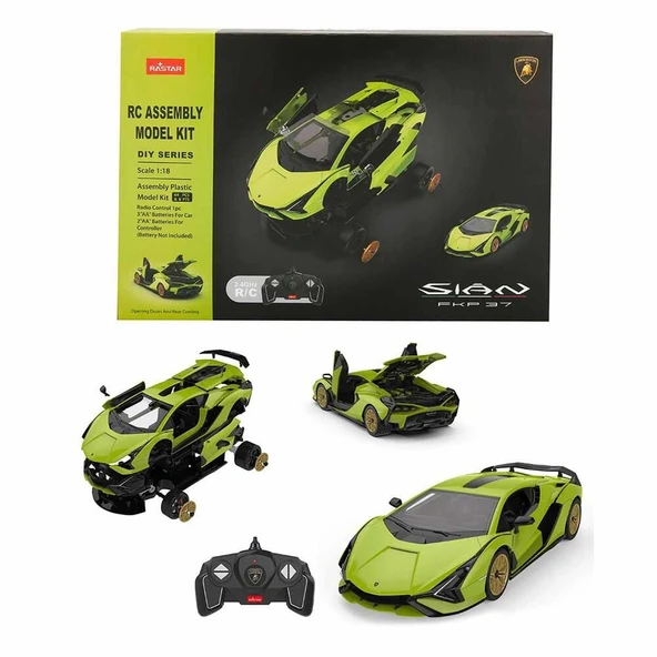 R/C 1/18 LAMBORGHİNİ SİAN BUİLDİNG KİT - Resim 2