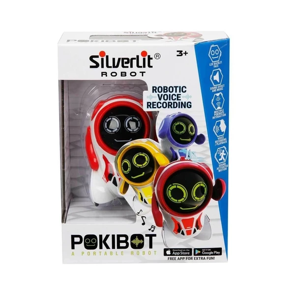 SIL/88042  Silverlit Yapay Zekalı Pokibot Robot - 1  Adet Stokta Olan Gönderilir ürün görseli 1