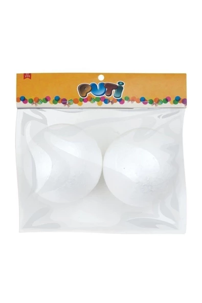 Puti Köpük Top 10 CM 2 Li Paket ürün görseli 1