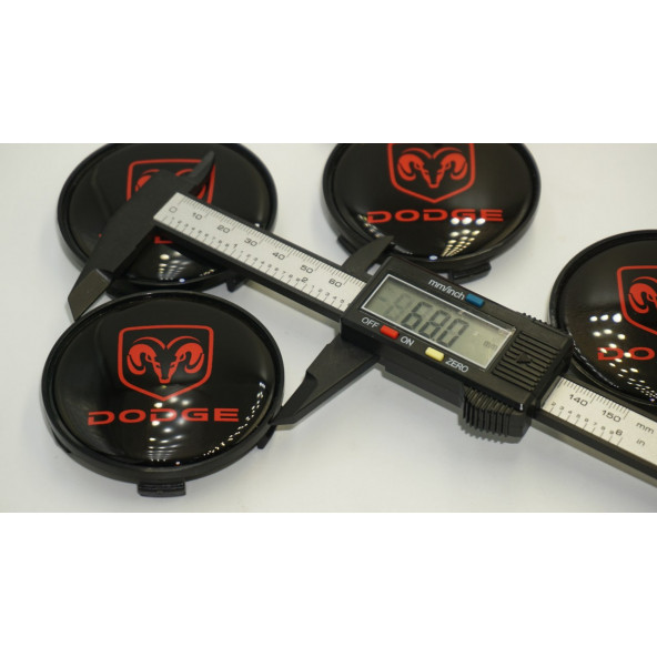 Dodge Jant Göbeği Kapak Seti 68mm - Resim 6