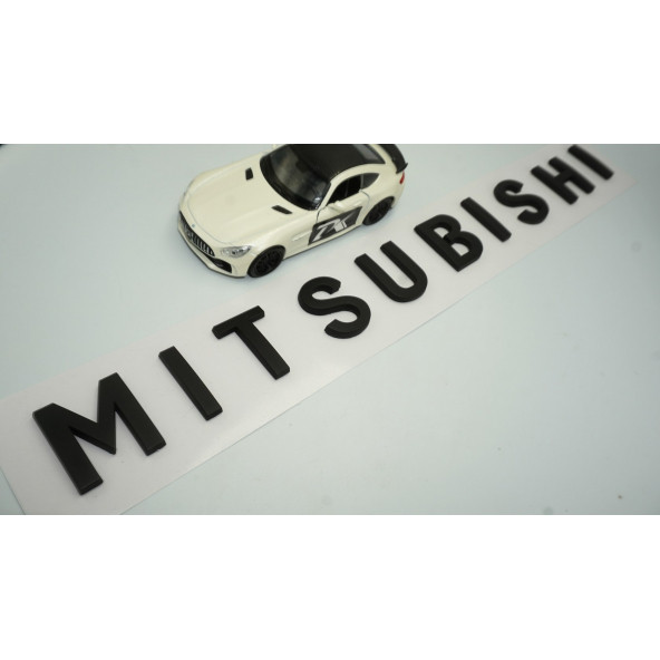 DK Mitsubishi Ön Kaput Ve Bagaj 3M 3D ABS Siyah Yazı Logo ürün görseli 1