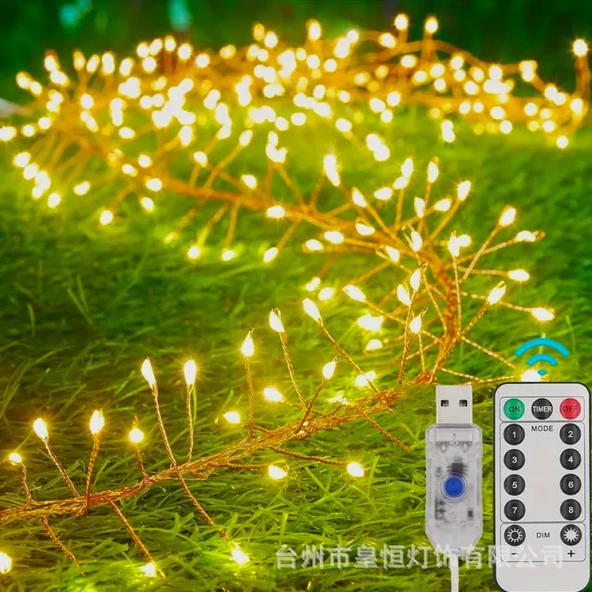 6 M 200 Led Gün Işığı Uzaktan Kumandalı 8 Modlu Usb li ürün görseli 1