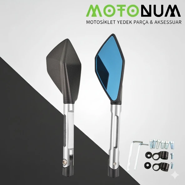 Cf Moto 450 Mt Modifiye Ayna-Titanyum Renk-A02747 ürün görseli 1